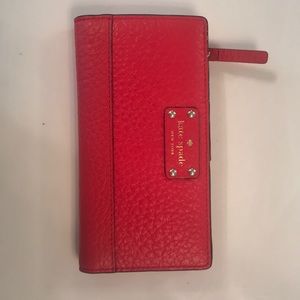 NWOT red Kate Spade wallet